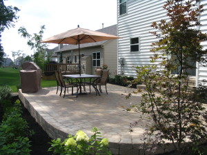 Paver patio installed located in Newburgh NY