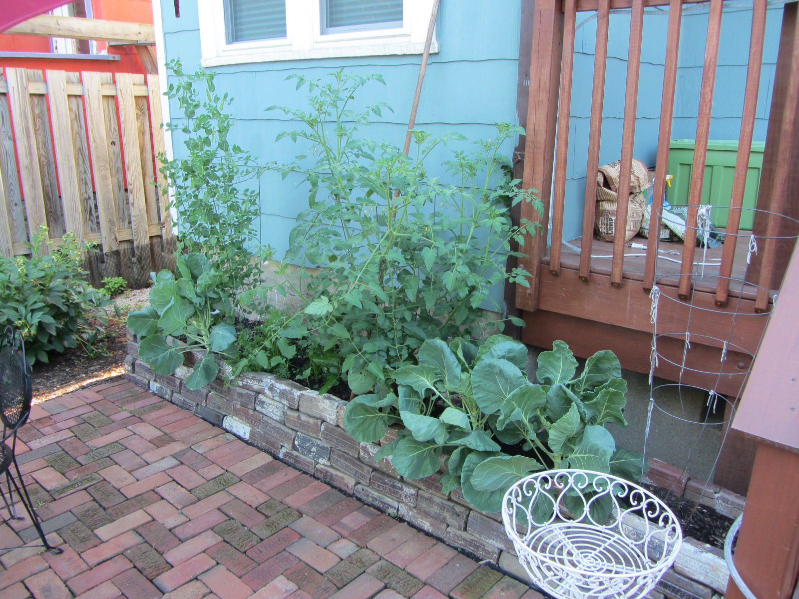 Raised Brick Planter